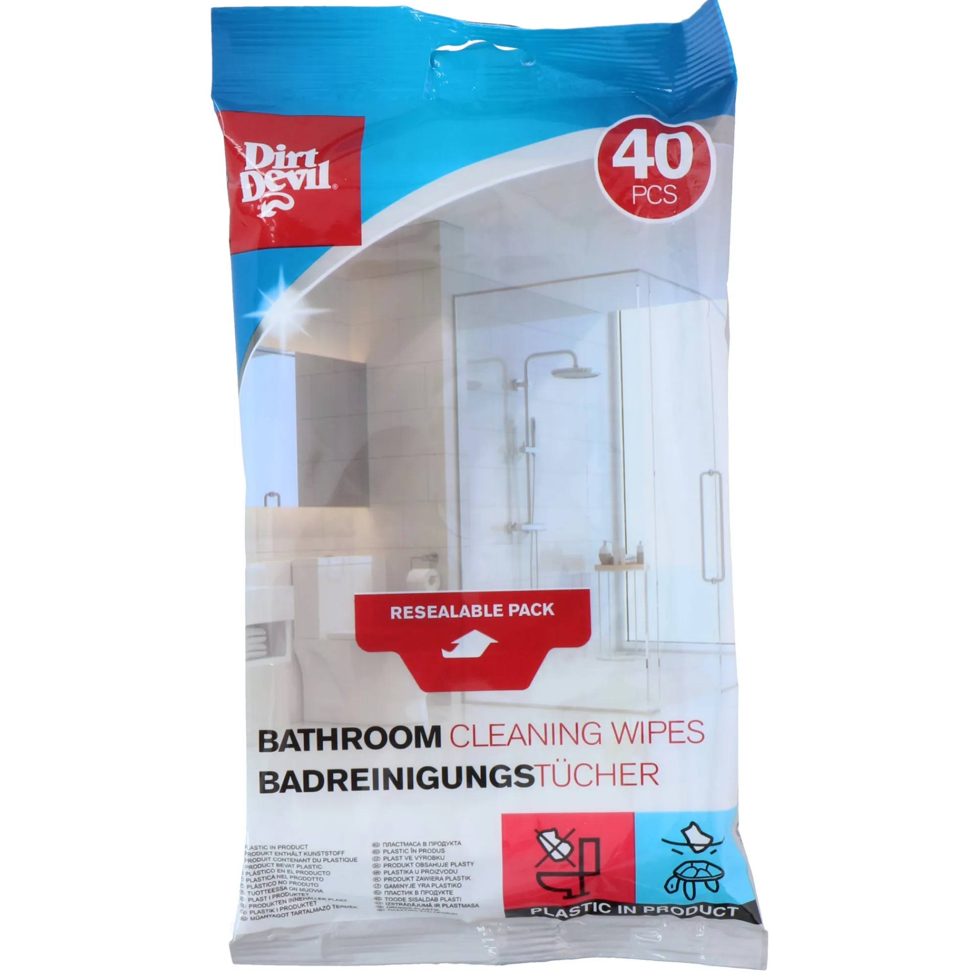 Dirt Devil Schoonmaken>Schoonmaakdoekjes badkamer