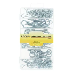 Lotus Bouw>Schroefhaak en schroefoog 151-delig