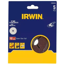 Irwin Toebehoren Elektrisch Gereedschap>Schuurschijf haakse slijper Ø125mm K40 5st.