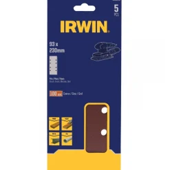 Irwin Toebehoren Elektrisch Gereedschap>Schuurstrook 230 x 93 mm K100 5st. klem