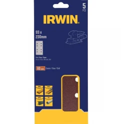 Irwin Toebehoren Elektrisch Gereedschap>Schuurstrook 230 x 93 mm K60 5st. klem
