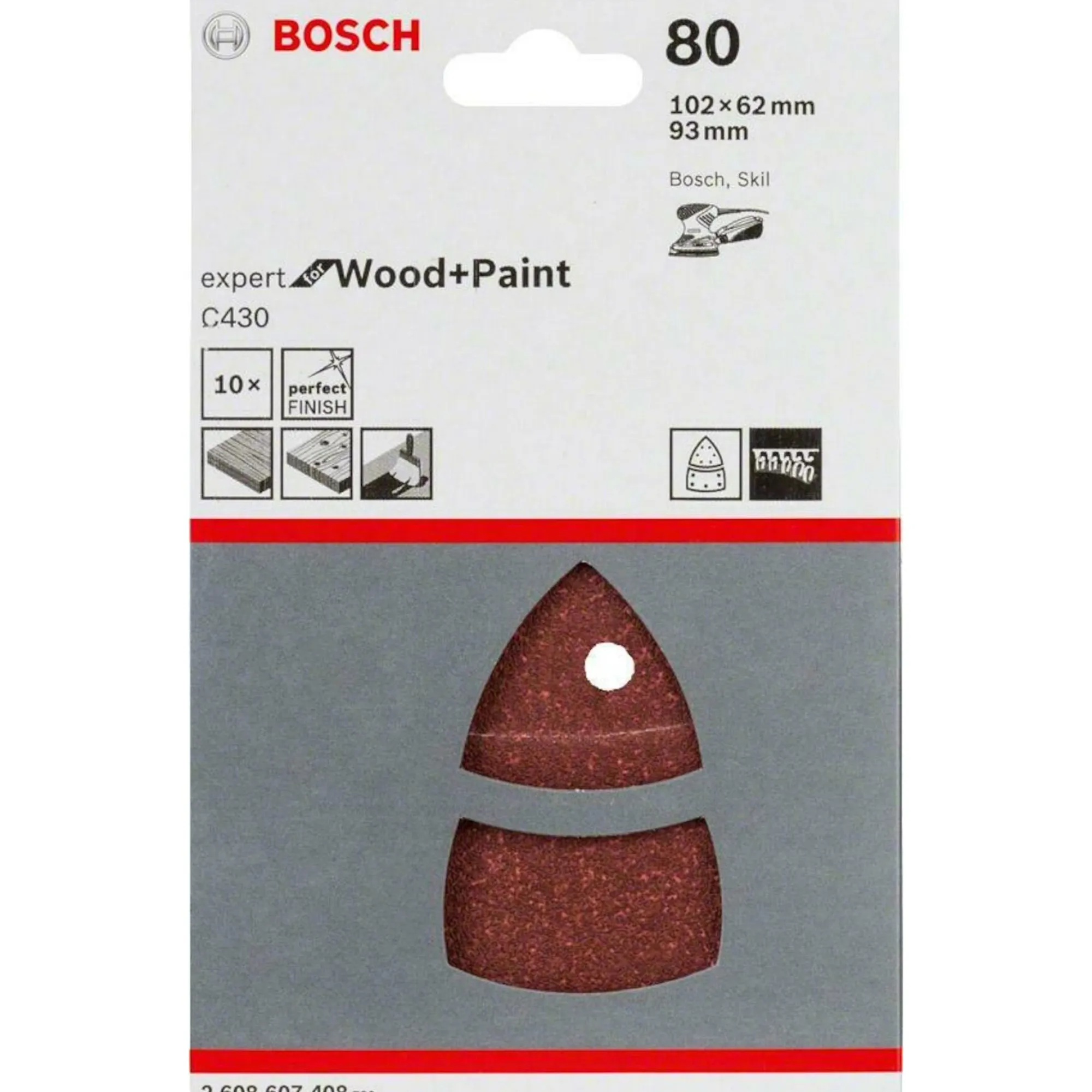 Bosch Toebehoren Elektrisch Gereedschap>Schuurstrook PSM/Prio 2.608.607.408