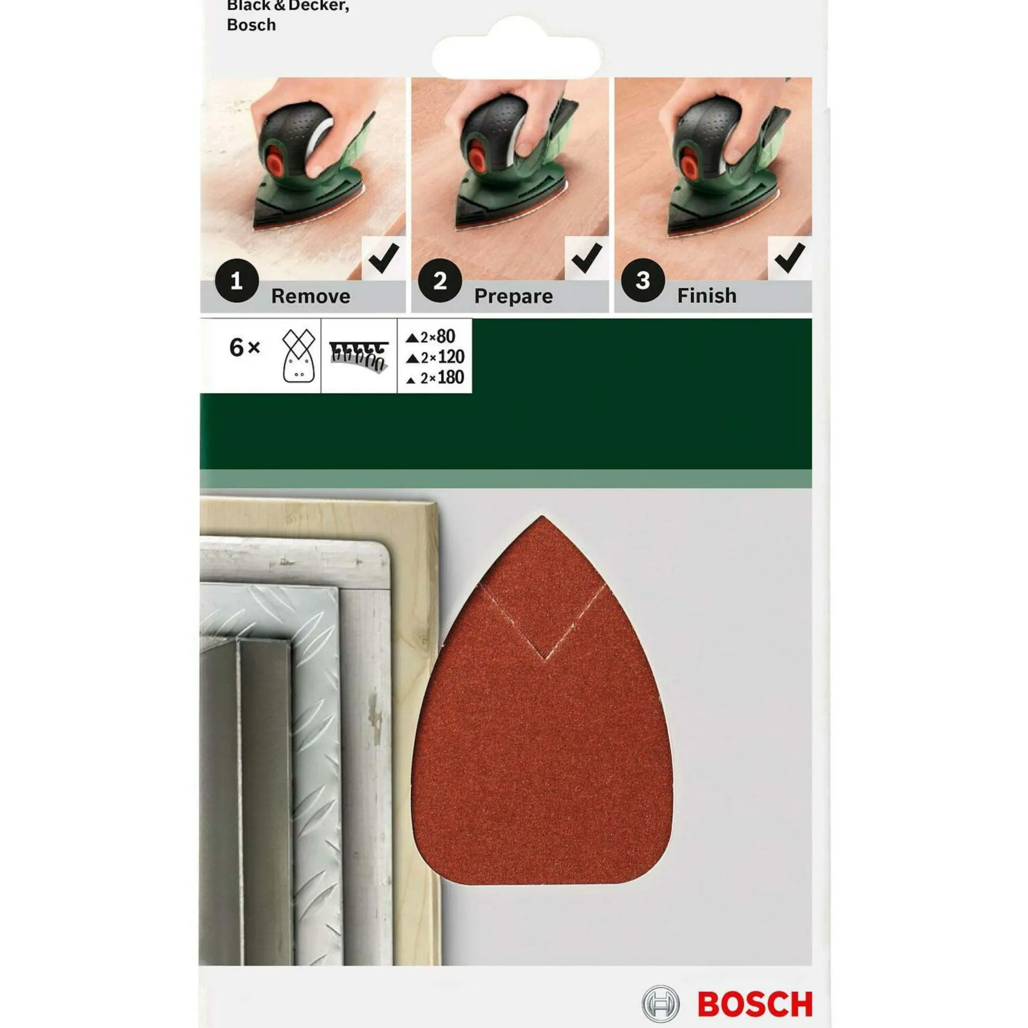 Bosch Toebehoren Elektrisch Gereedschap>Schuurstrook tbv Primo 6st