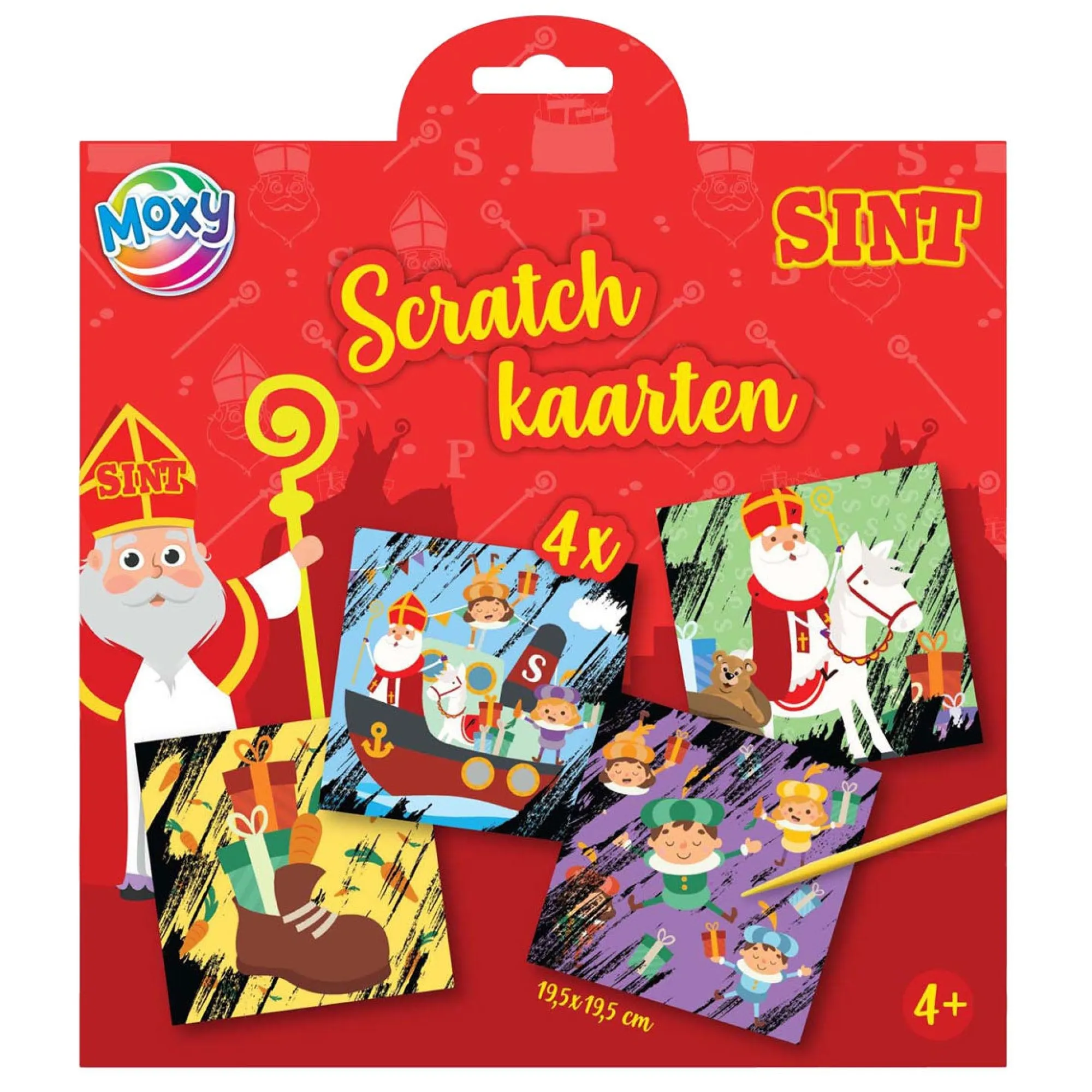 Creative Craft Group Kerstdecoratie>Scratch kaarten 4st.