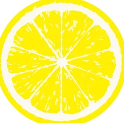 Duni Koken & Tafelen>Servet 33 x 33 cm silhouettes - lemon 12st