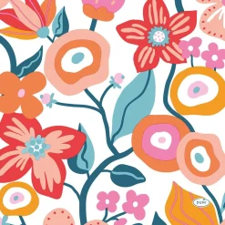 Duni Koken & Tafelen>Servet 33 x 33 cm vibrant bloom 20st