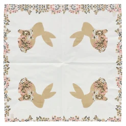 Duni Pasen|Koken & Tafelen>Servet 24x24cm blooming bunnies 20st
