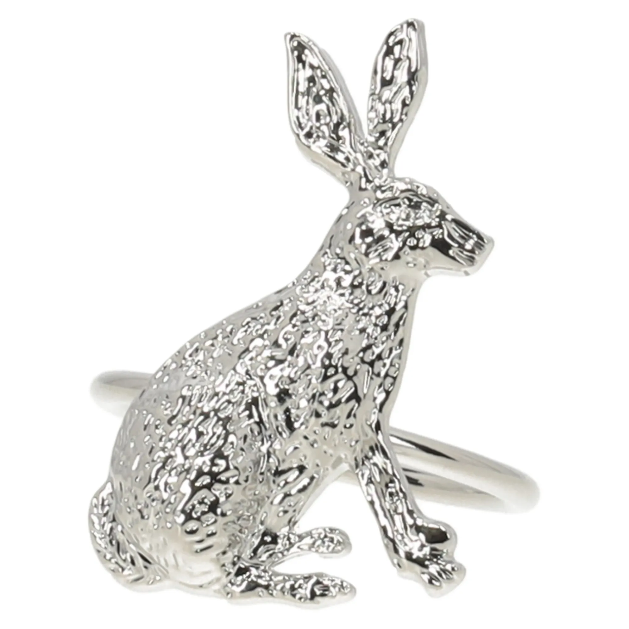 O'malley Pasen|Koken & Tafelen>Servetring konijn zilver