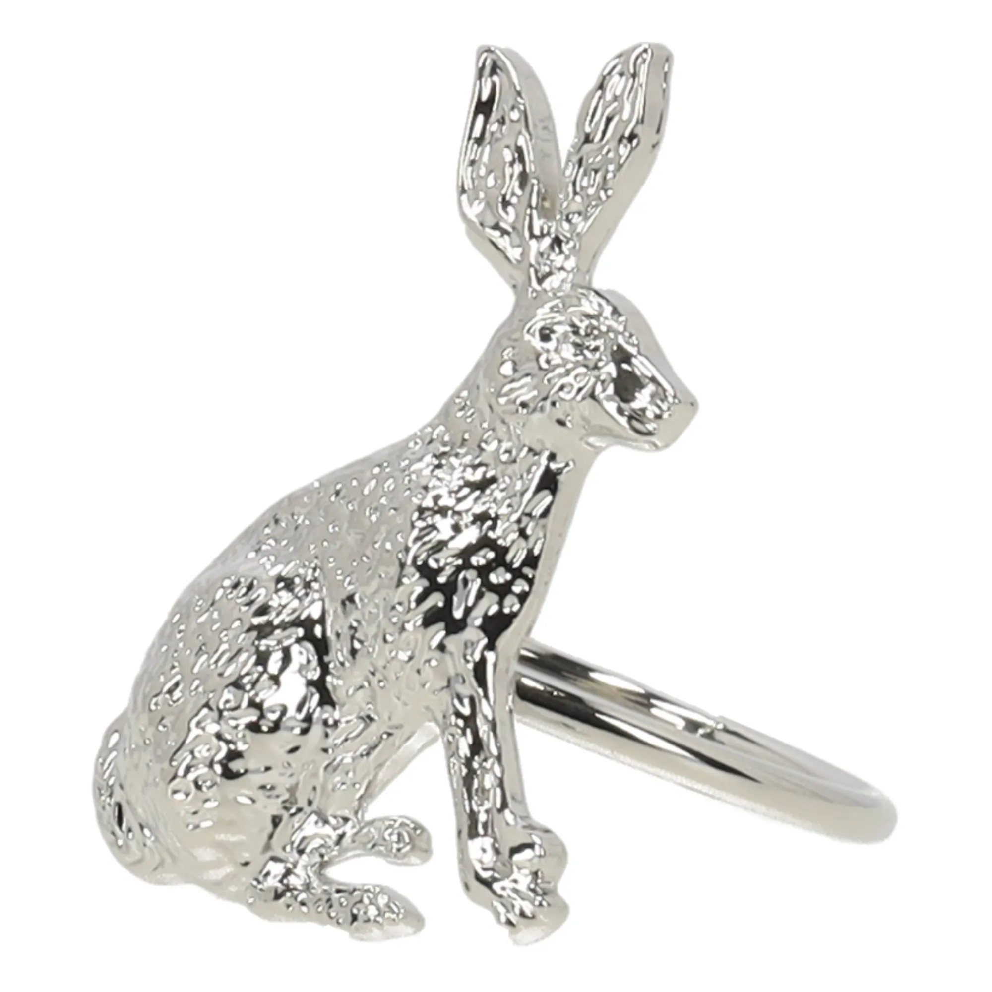 O'malley Pasen|Koken & Tafelen>Servetring konijn zilver