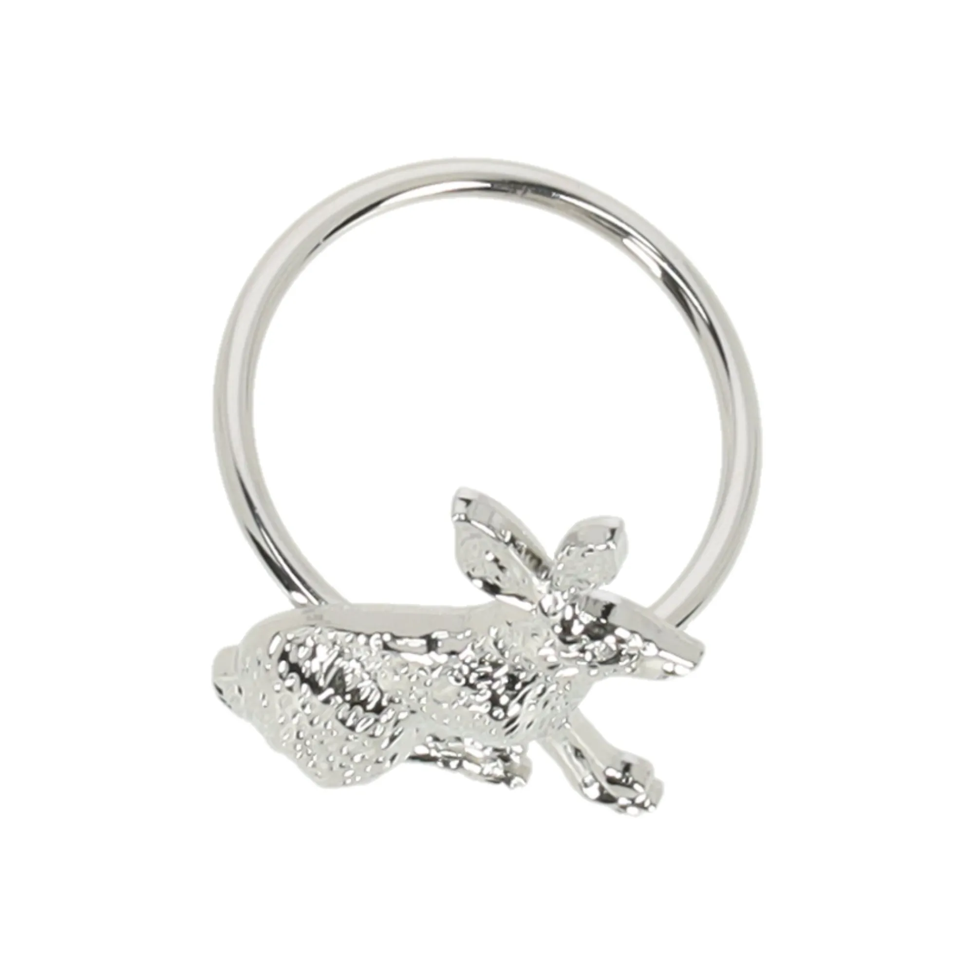 O'malley Pasen|Koken & Tafelen>Servetring konijn zilver