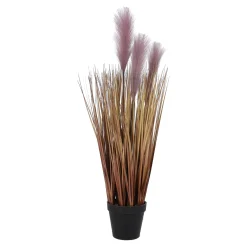 Kunstplanten En Kunstbloemen>Siergras in pot met pluis 70 cm