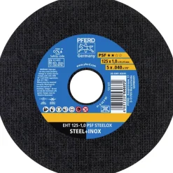 Pferd Toebehoren Elektrisch Gereedschap>Slijpschijf EHT125-1,0 PSF staal+RVS