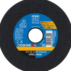 Pferd Toebehoren Elektrisch Gereedschap>Slijpschijf EHT125-1,6 PSF staal+RVS
