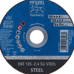 Pferd Toebehoren Elektrisch Gereedschap>Slijpschijf EHT125-2,4 SG staal