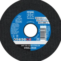 Pferd Toebehoren Elektrisch Gereedschap>Slijpschijf EHT115-1,0 SG staal+RVS