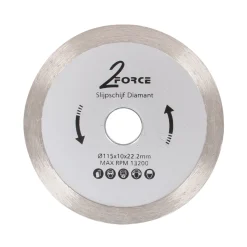 2-Force Toebehoren Elektrisch Gereedschap>Slijpschijf gesloten Ø115 mm 22,2as