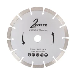 2-Force Toebehoren Elektrisch Gereedschap>Slijpschijf open Ø180 mm 22,2as