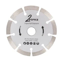 2-Force Toebehoren Elektrisch Gereedschap>Slijpschijf open Ø125 mm 22,2as