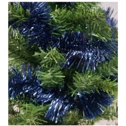 Decoris Kerstdecoratie>Slinger nachtblauw 270 cm