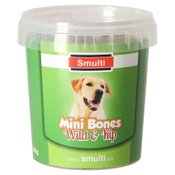 Smulti Hondensnacks>Snack bone wild + kip 500G