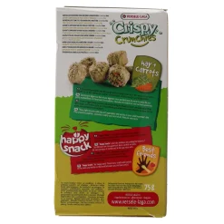 Versele Laga Knaagdieren Snacks>Snack crispy crunchies hooi 75 gr