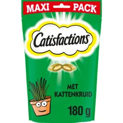 Catisfactions Kattensnoepjes>Snack kat catnip 180g