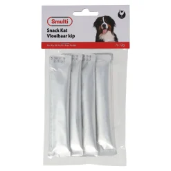 Smulti Kattensnoepjes>Snack kat vloeibaar kip 7x12gr
