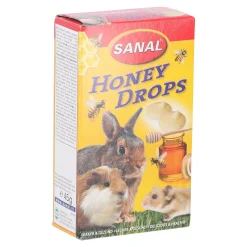 Sanal Knaagdieren Snacks>Snack knaagdier drop honey 45g