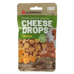 Flamingo Knaagdieren Snacks>Snack knaagdier drop kaas 75g