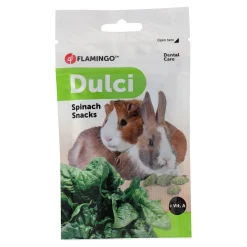 Flamingo Knaagdieren Snacks>Snack knaagdier Dulci spinazie 50g