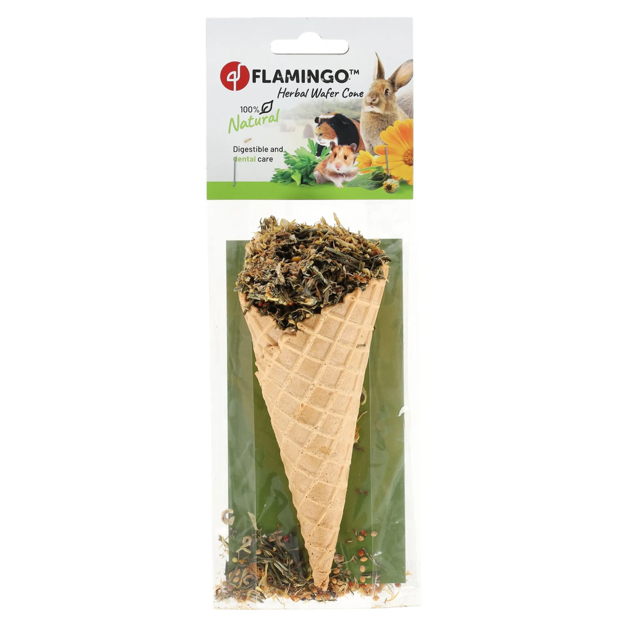 Smulti Knaagdieren Snacks>Snack knaagdier kruidenhoorn 60gr