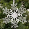 Decoris Kerstdecoratie>Sneeuwvlok glitter 21 cm
