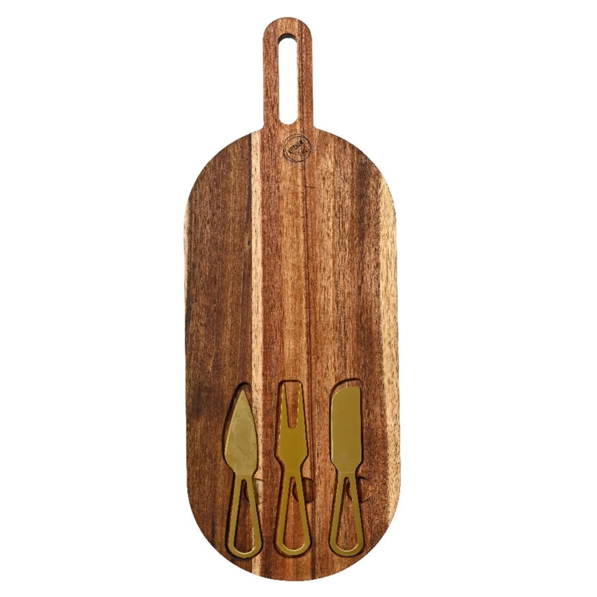 Decoris Koken & Tafelen|Kerstdecoratie>Snijplank acacia 45 cm