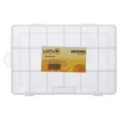 Lotus Opbergen|Opbergen>Sorteerdoos transparant 29 cm