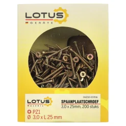 Lotus Bouw>Spaanplaatschroef 3,0 x25 mm 200st