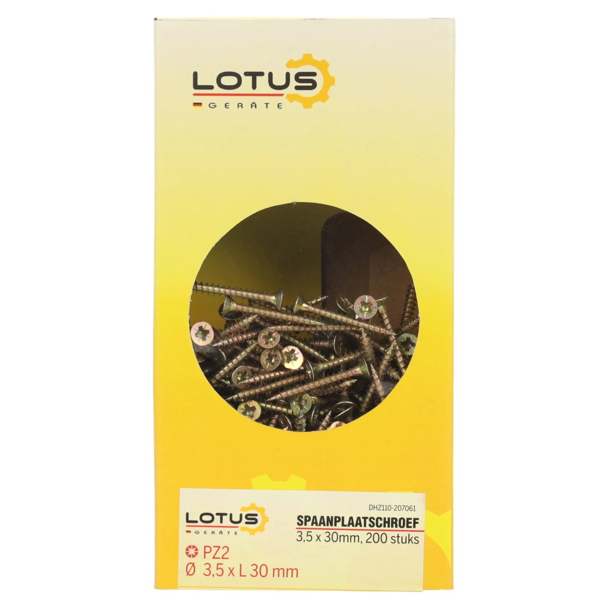 Lotus Bouw>Spaanplaatschroef 3,5 x 30 mm 200st