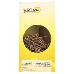 Lotus Bouw>Spaanplaatschroef 3,5 x 35 mm 200st