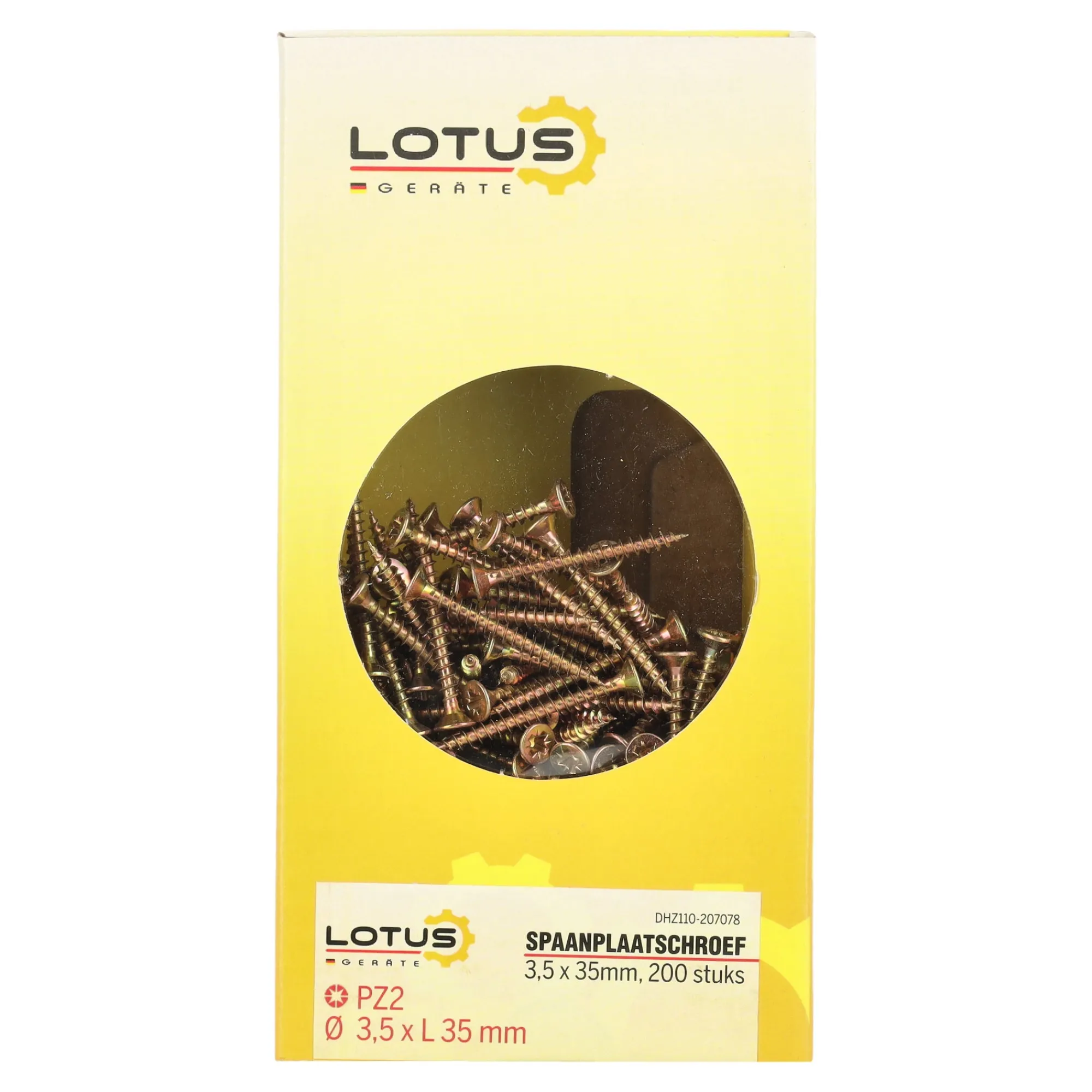 Lotus Bouw>Spaanplaatschroef 3,5 x 35 mm 200st