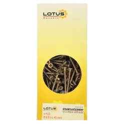 Lotus Bouw>Spaanplaatschroef 4,5 x 45 mm 200st