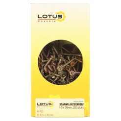 Lotus Bouw>Spaanplaatschroef 4,0 x 30 mm 200st