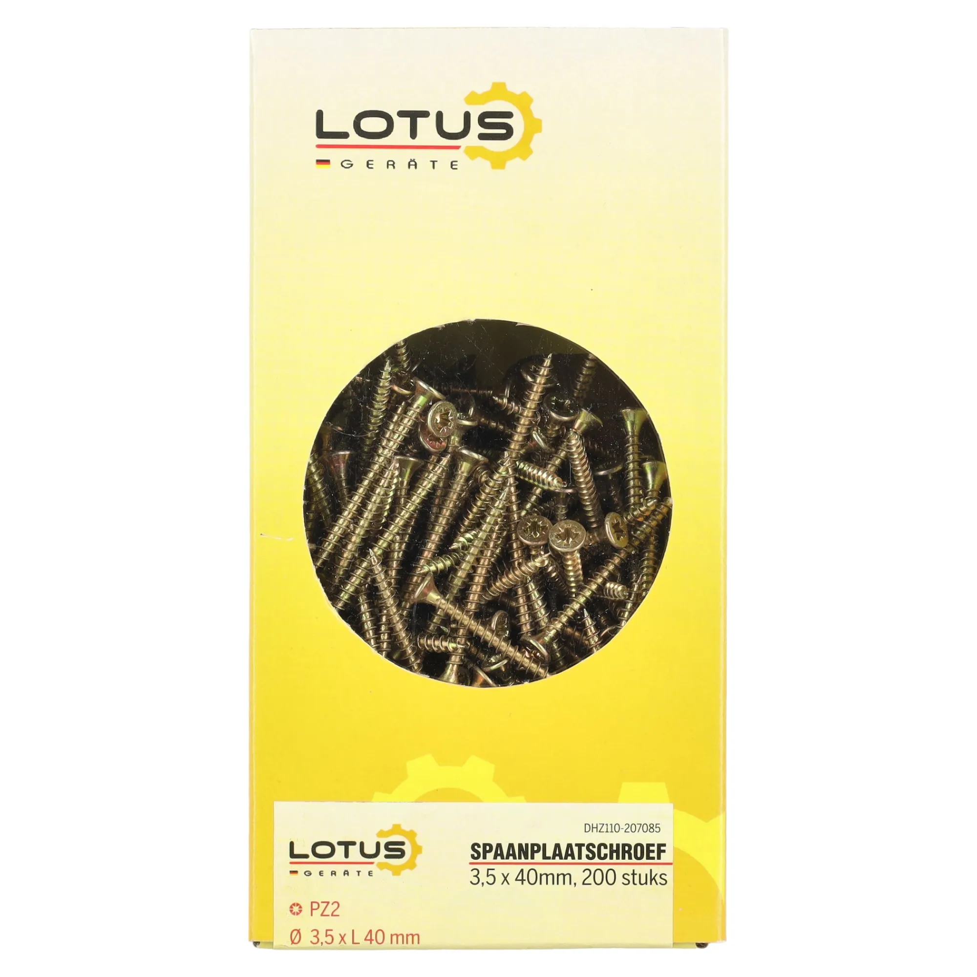 Lotus Bouw>Spaanplaatschroef 3,5 x 40 mm 200st