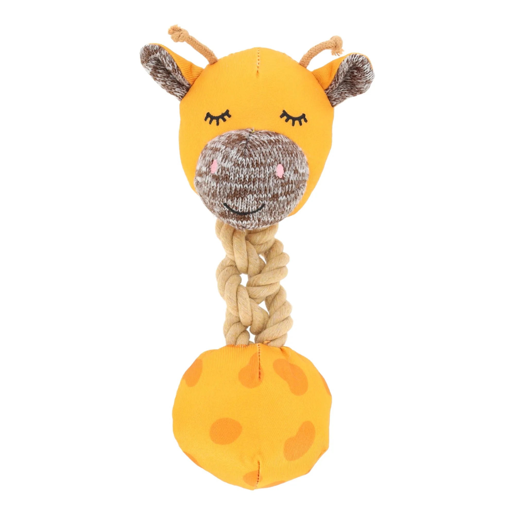 Friendly Pet Hondenspeelgoed>Speelgoed puppy giraf 22cm