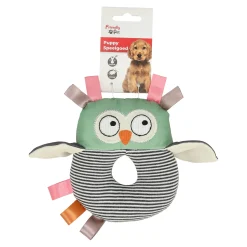 Friendly Pet Hondenspeelgoed>Speelgoed puppy uil groen 16cm