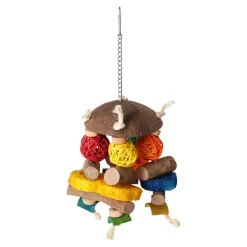 Friendly Pet Vogelspeelgoed>Speelgoed vogel Wico Pia multi 30cm