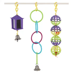 Flamingo Vogelspeelgoed>Spiegel + ring + bal + lantaarn parkiet