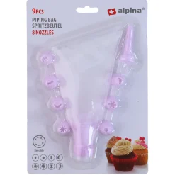 Alpina Koken & Tafelen>Spuitset 27cm 9-delig