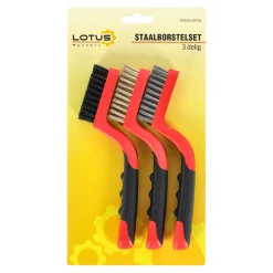 Lotus Handgereedschap>Staalborstelset 3-delig