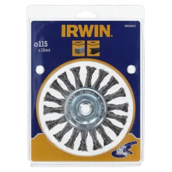 Irwin Toebehoren Elektrisch Gereedschap>Staaldraadborstel HS vlak 115mm