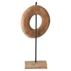 Natural Collections Woondecoratie>Staander teak circel 44 cm naturel