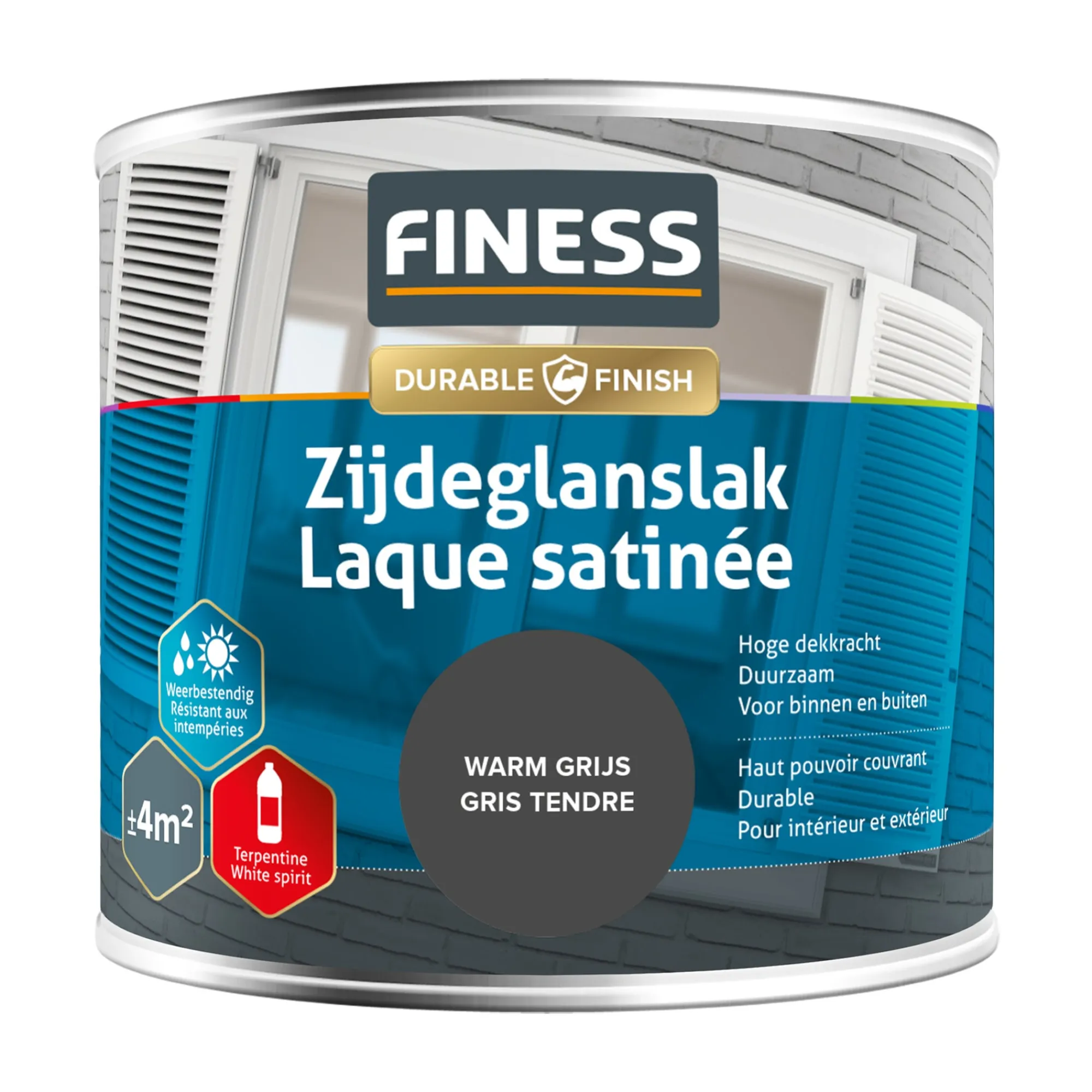 Finess Beits En Vernis>Steigerhoutbeits whitewash 2.5L